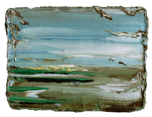 'Countryside' , oil on canvas, 18 x 24 cm:olie op doek, 18 x 24 cm