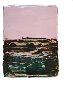 'The end', oil on canvas, 24 x 18cm/ olie verf op doek, 24 x 18 cm