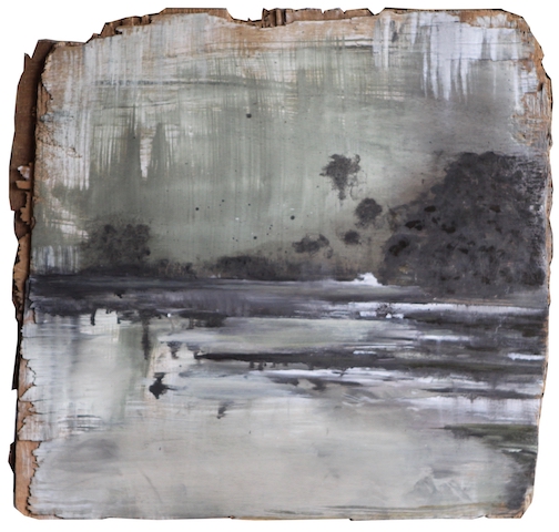 untitled, oil on wood, olie op multiplex, 2017, 63 x 67 cm