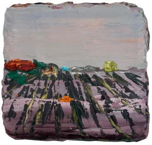 olieverf op doek, 20 x 23 cm